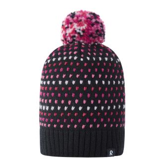 Reima Pampula wool beanie, black