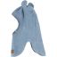 Mikk-line bomull-fleece balaclava, faded denim melange