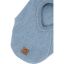 Mikk-line bomull-fleece balaclava, faded denim melange
