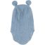 Mikk-line bomull-fleece balaclava, faded denim melange