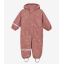 CeLaVi - Rainwear Suit - AOP, w. fleece, brick dust