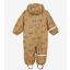 CeLaVi - Rainwear Suit - AOP, w. fleece, apple cinnamon