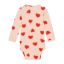 Molo Foss body, red hearts jersey