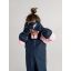 Reima Puro rain mittens with lining, navy