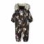 Molo Pyxis fur toppahaalari, paisley flowers