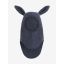 Huttelihut wool fleece balaclava, ombre blue melange