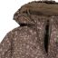 Celavi fleece-vuorillinen sadehaalari, AOP coffee quarts flowers