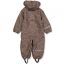 Celavi fleece-vuorillinen sadehaalari, AOP coffee quarts flowers