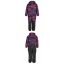 Color kids winter overall, fuchsia pink