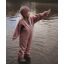 CeLaVi fleece vuorilliset sadehousut, brick dust