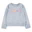 Graphic crew sweatshirt, gray heather