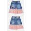 Mayoral denim skirt with tulle