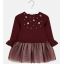 Mayoral dress in burgundy