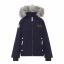 Molo Castor Fur padded winter jacket, galaxy blue