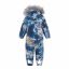 Molo Pyxis Fur winter overall, astronauts