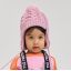 Reima Paljakka wool hat, grey pink