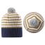 Reima Tokko cotton beanie, navy beige
