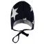 T2H beanie with star pattern, total eclipse