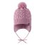 Reima Paljakka wool hat, grey pink