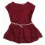 Zippy dress, burgundy